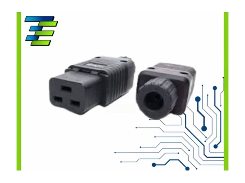 Conector Adaptador de enchufe de alimentación hembra C19 para cable de CA de 250 V CA y 16 A Whatsminer